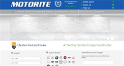 Desktop Screenshot of motorite.co.uk