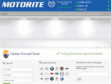 Tablet Screenshot of motorite.co.uk